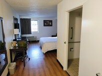 The room from the door