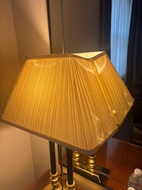 Tattered lamp shade