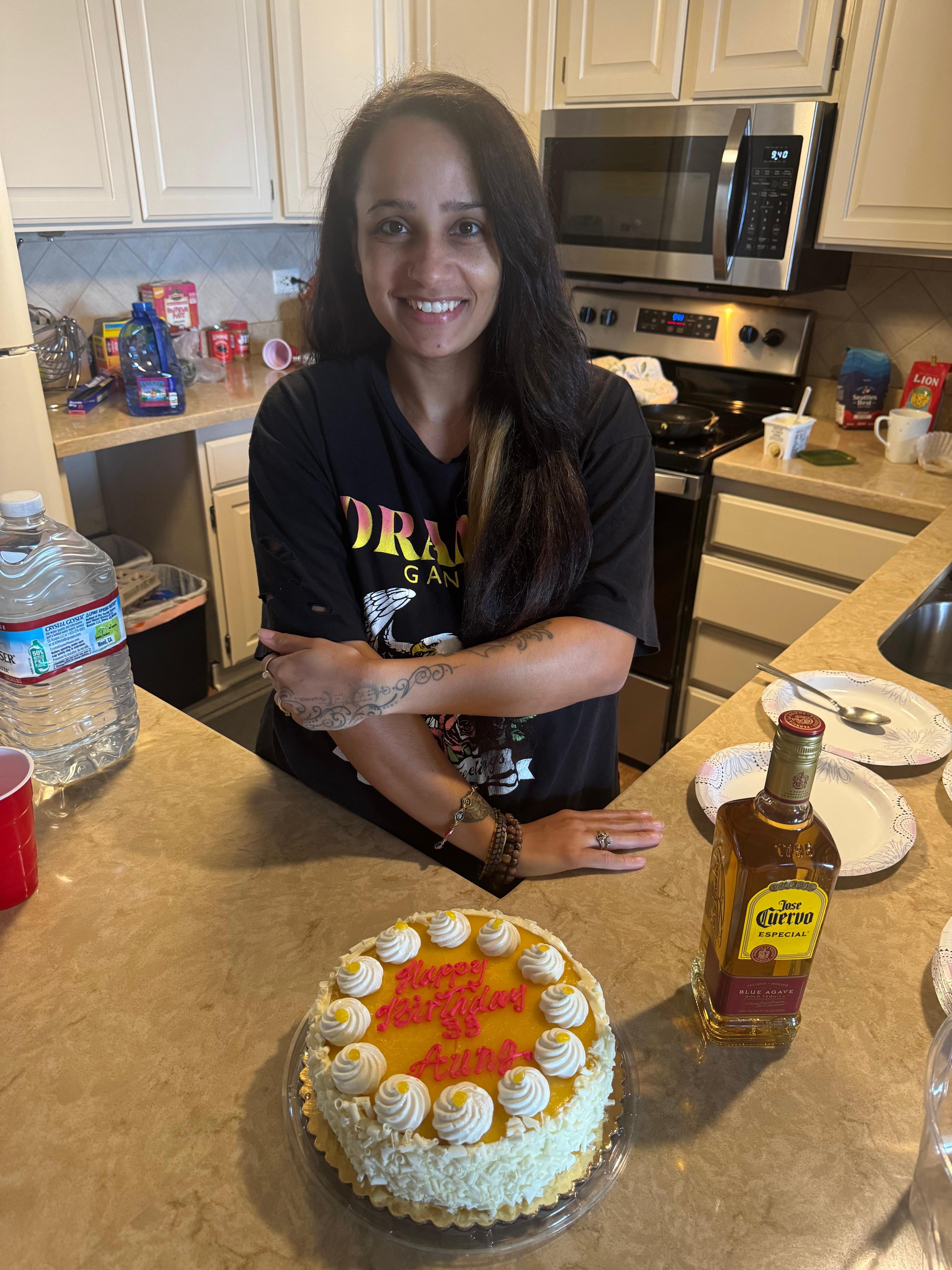 My daughter who lives in Kona. 33rd Birthday. 