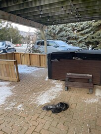 Hot tub. Not installed