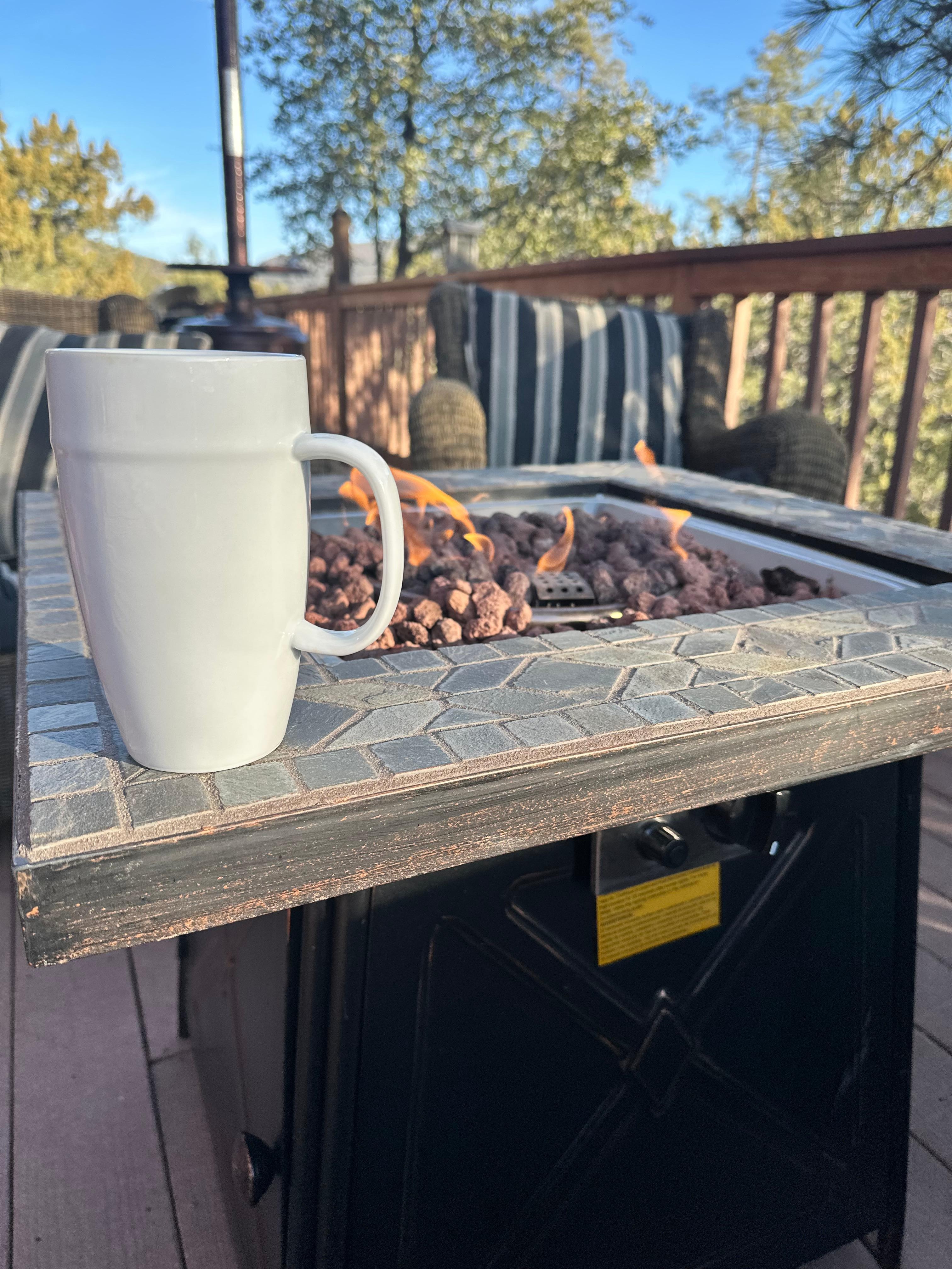 Beautiful morning with the birds and nature all around. 