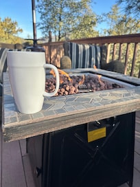 Beautiful morning with the birds and nature all around.