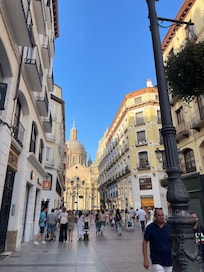 Main shopping and restaurants Old Town
