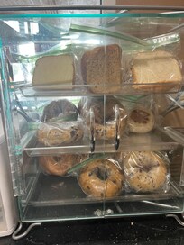 Bagels, English muffins, bread