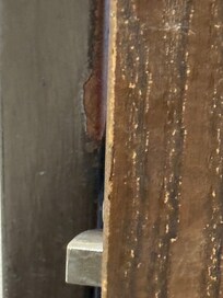 As far as bathroom door would shut