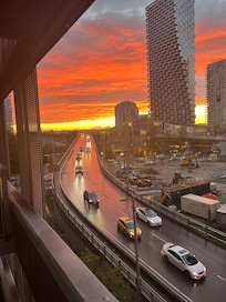 Sunset from the balcony!