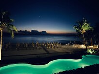 Evening view from the balcony.