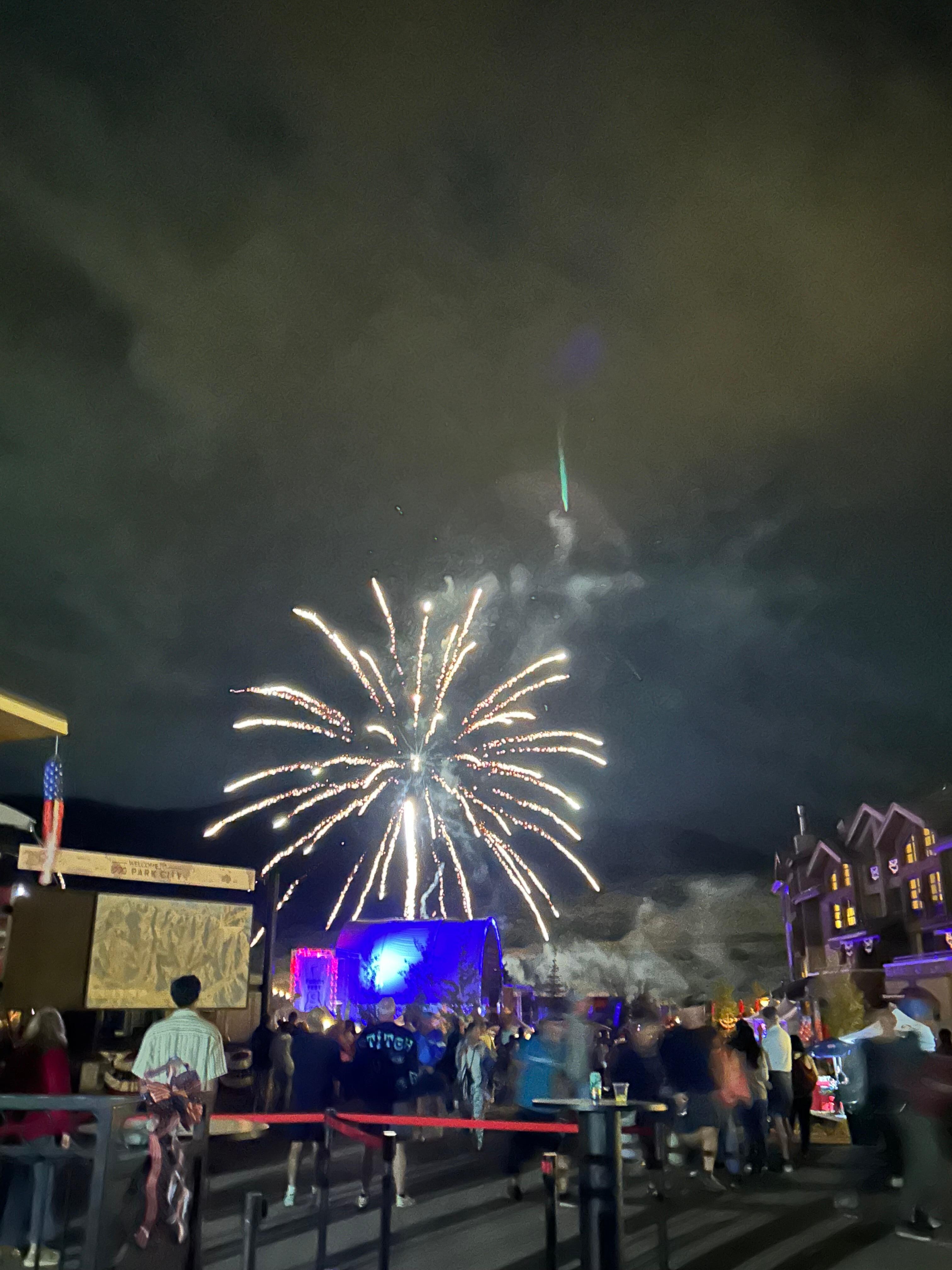 Fireworks on 4th of July