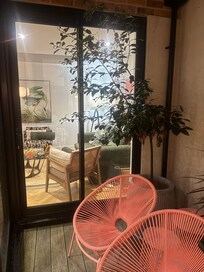 Beautiful inside/ outside sitting area