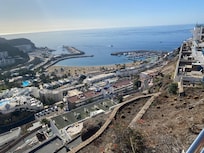 Utsikt mot havna i Puert Rico