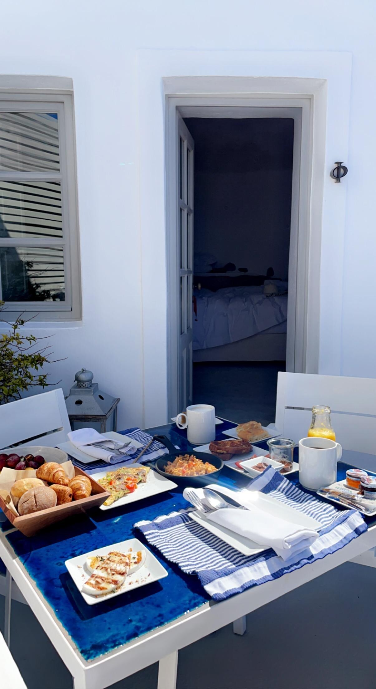In room breakfast