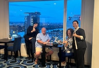 With our friends Michelle and Irene