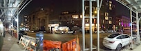 Outside the hostel