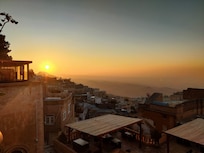 Sunrise view from the hotel