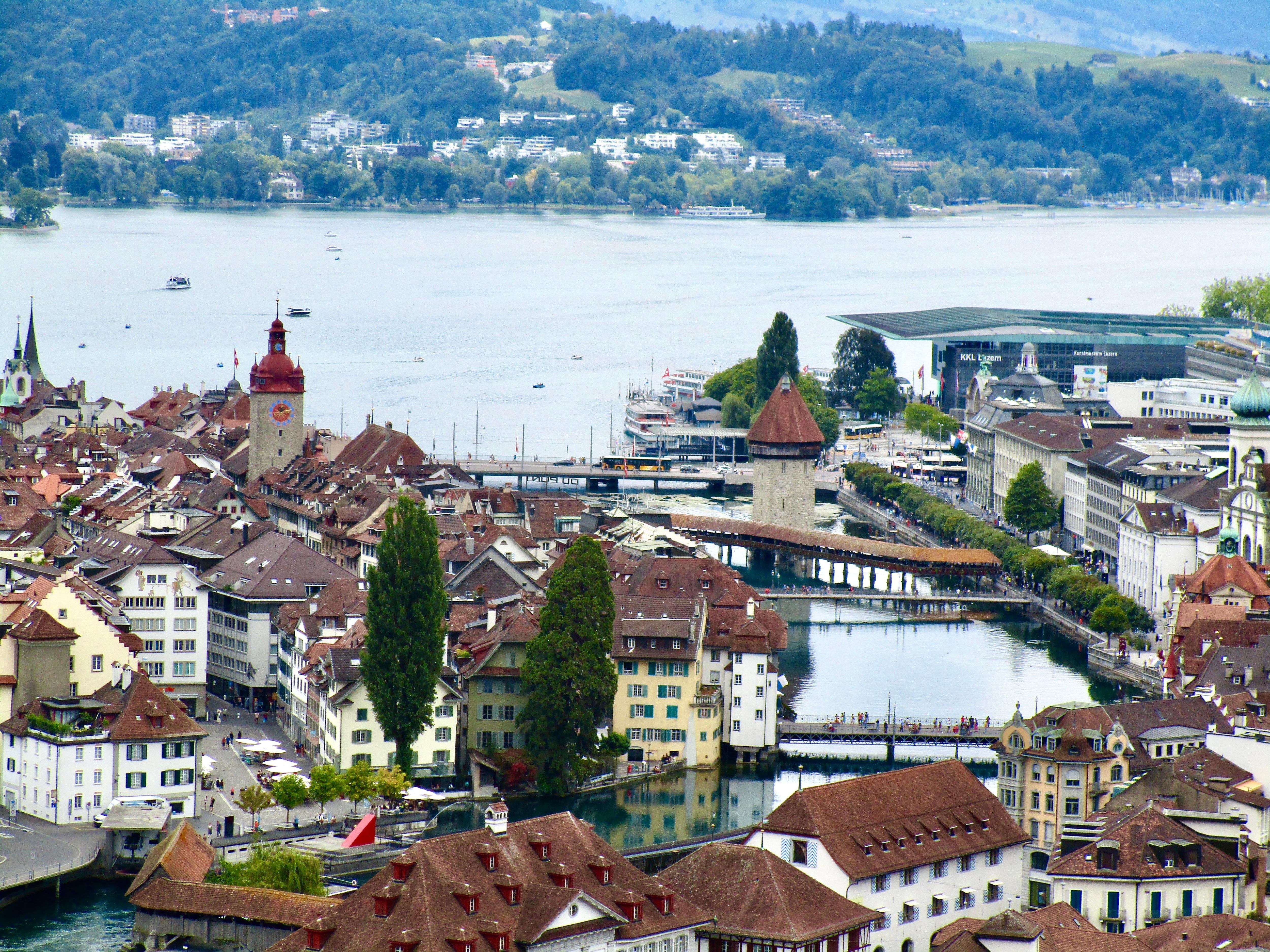 From the castle 
“Hotel Château Gütsch“