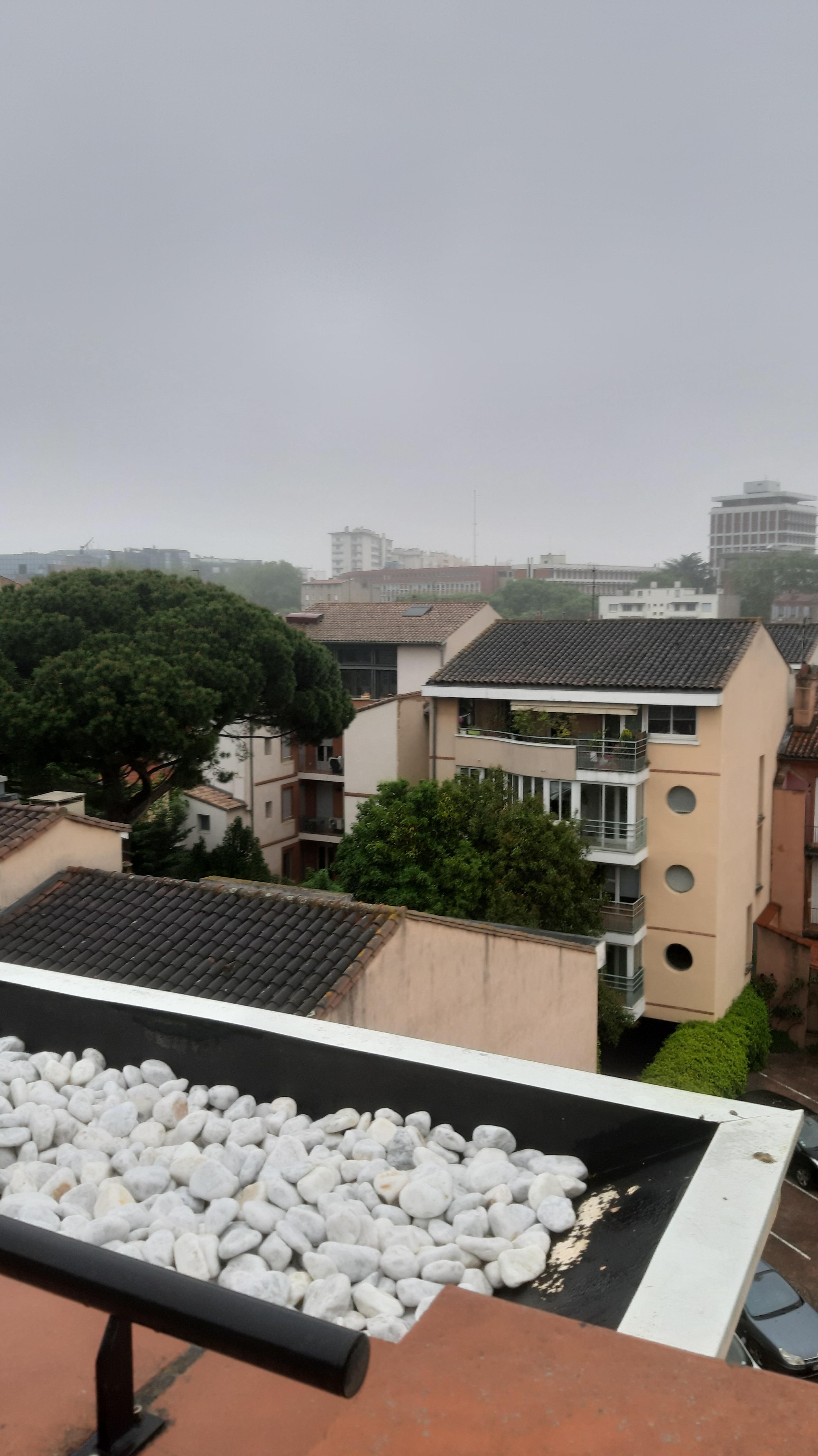 Vue depuis la terrasse.