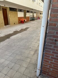 Courtyard of apartments