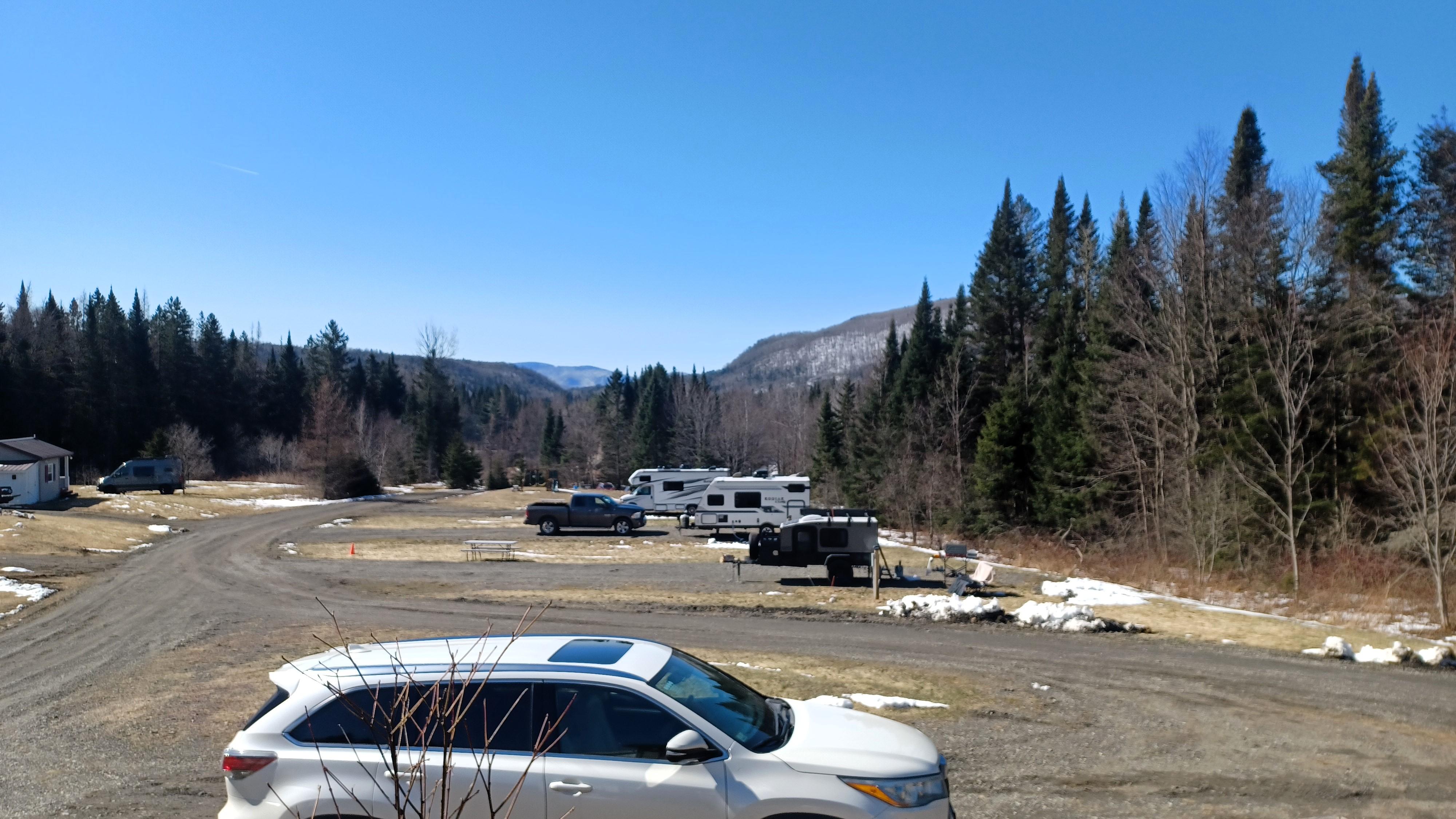 Beautiful view from the Bear Cave cabin