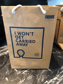Breakfast to go, for those guests with limited time