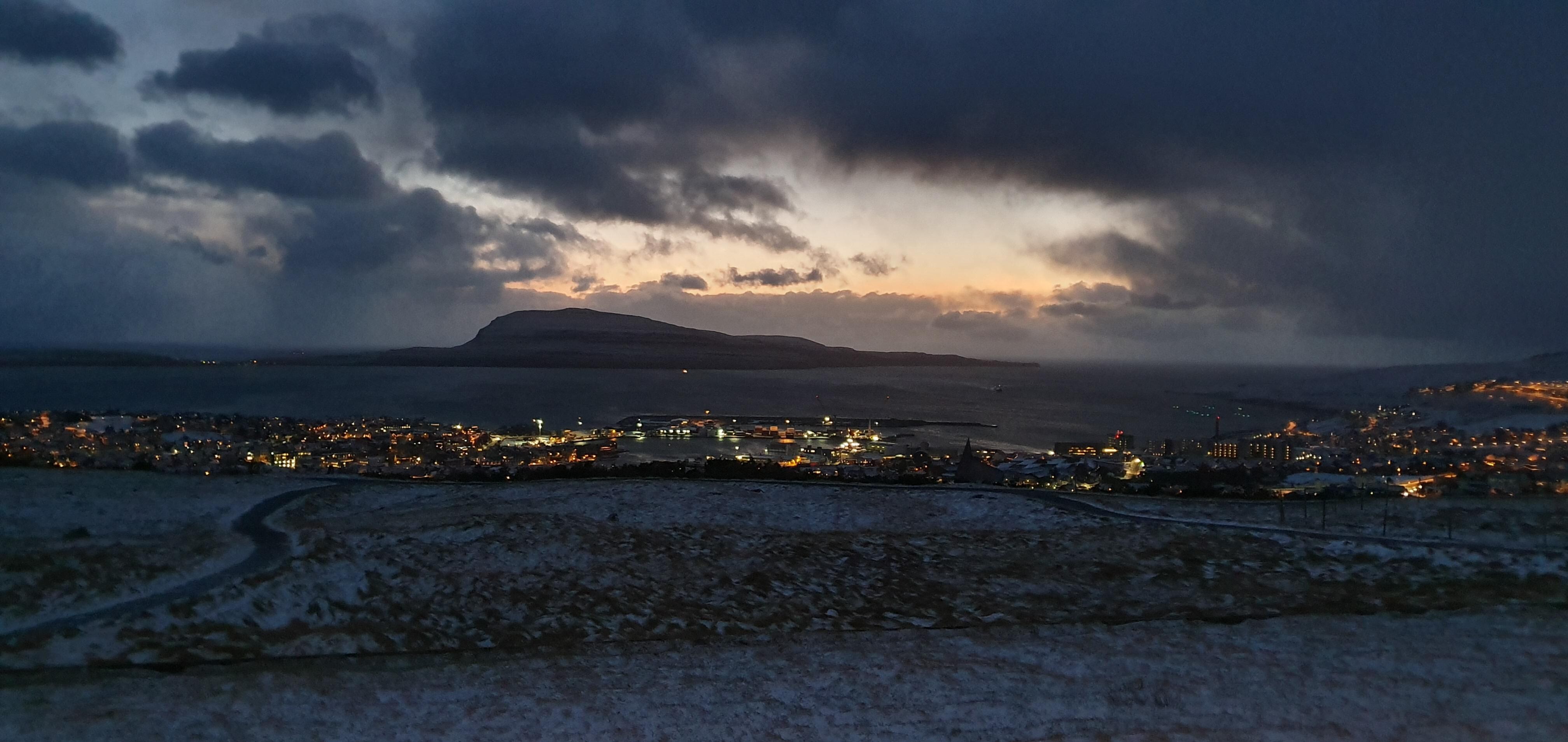 Morgonvy över Torshavn