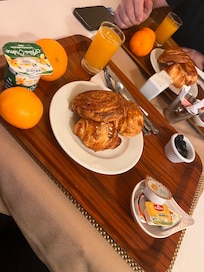 Breakfast every morning