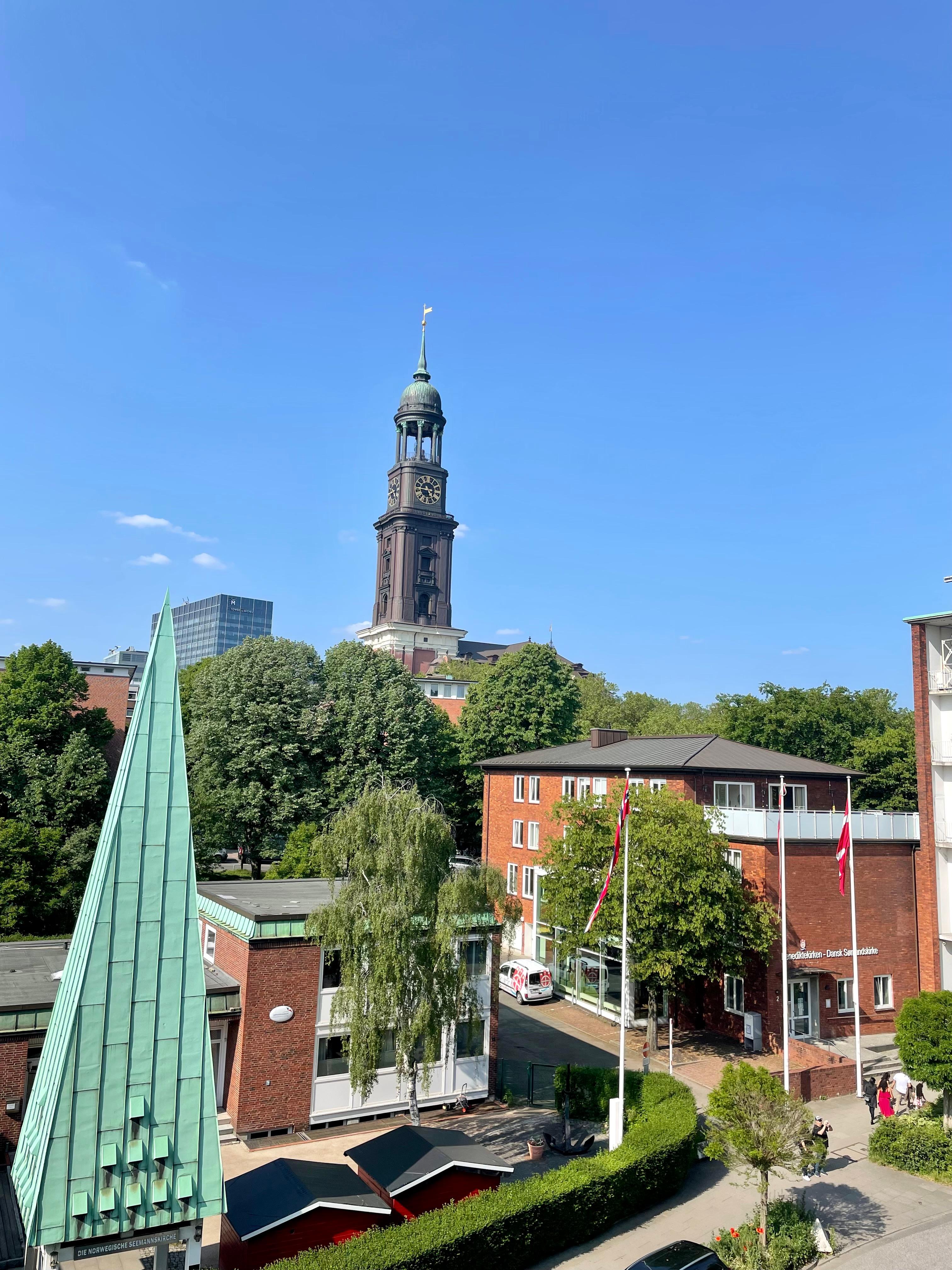 Blick vom Balkon
