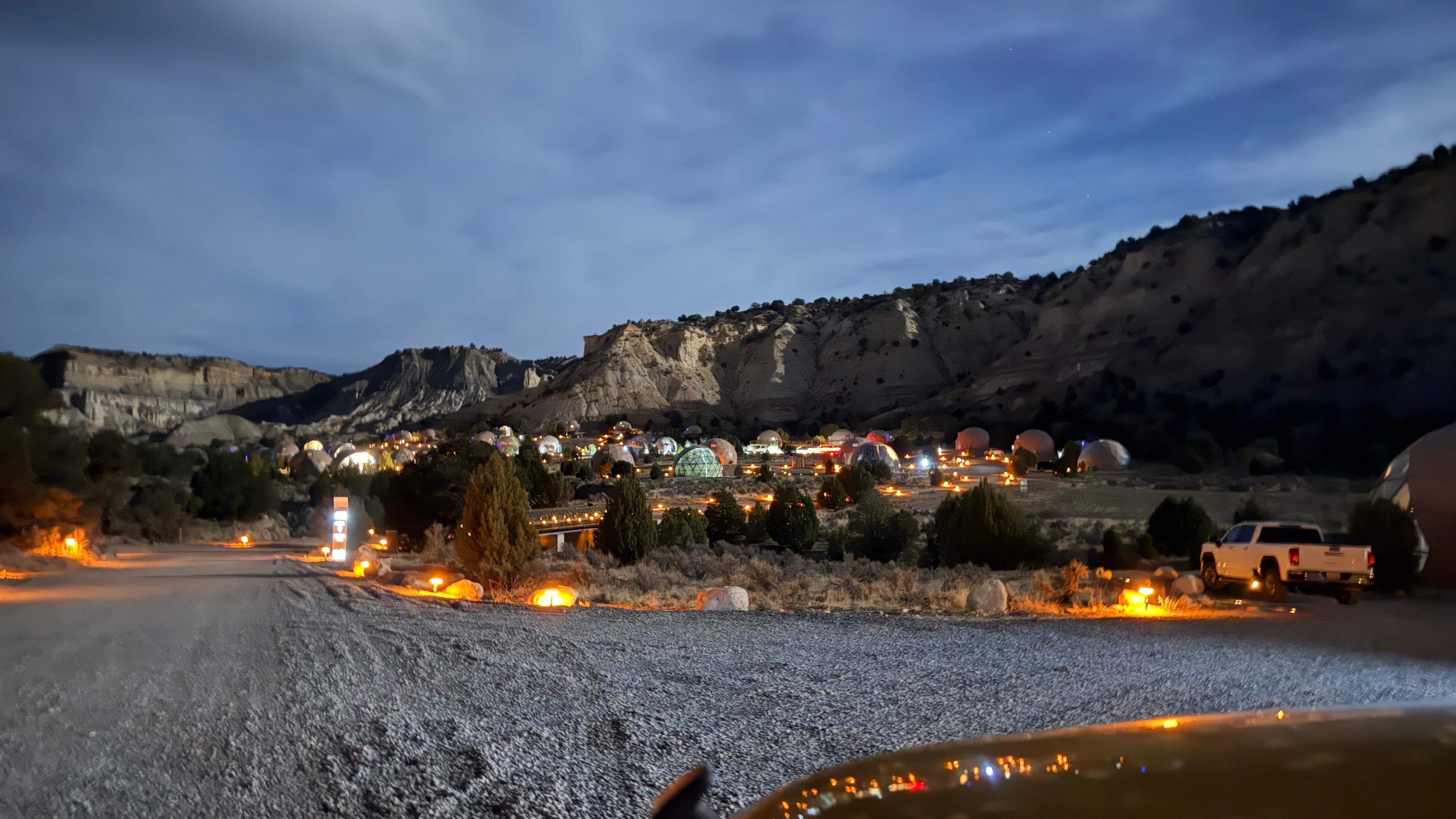 Nighttime view