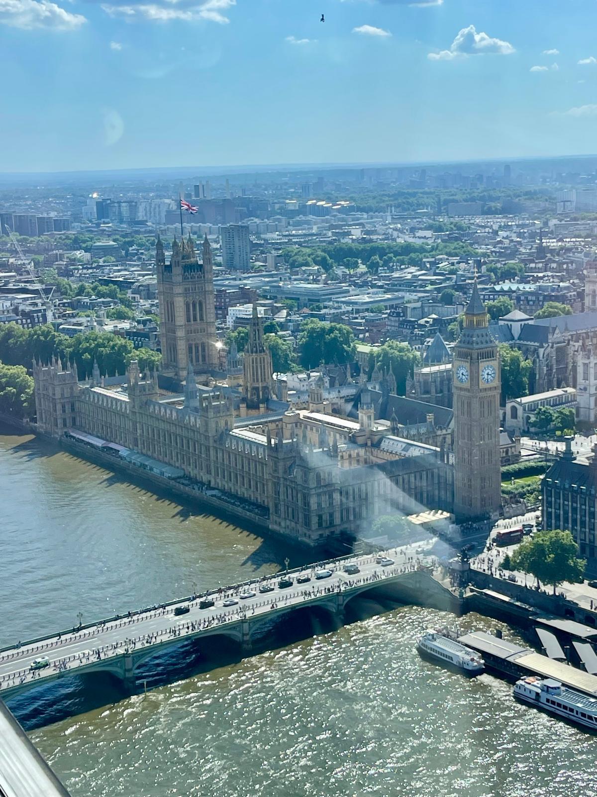 London eye view 