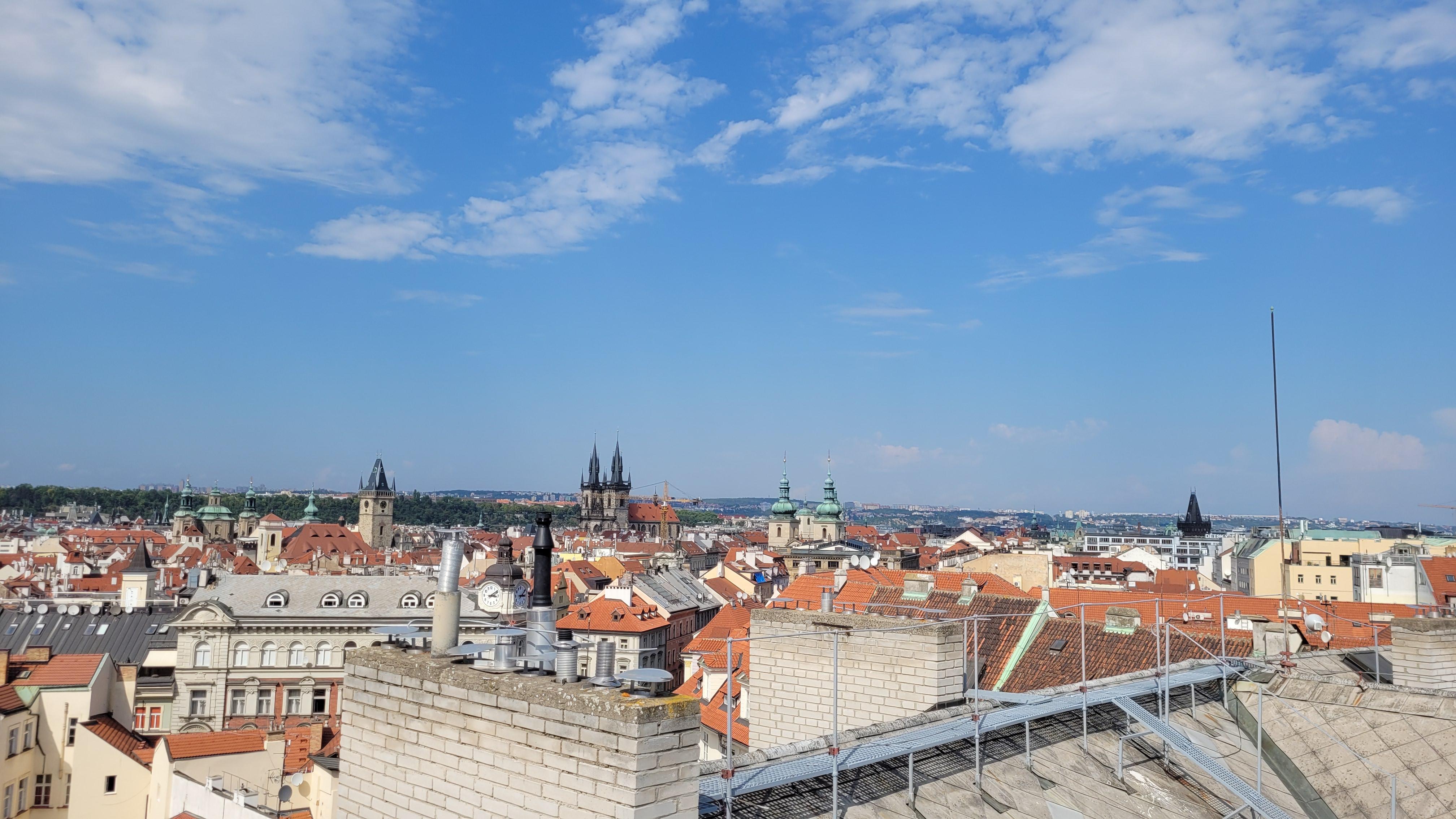 Aussicht von der Dachterasse