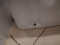 Rotto da anni? Non dal giorno del mio arrivo.