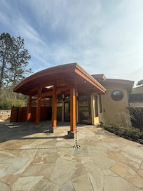 North Elevation close to primary entry.