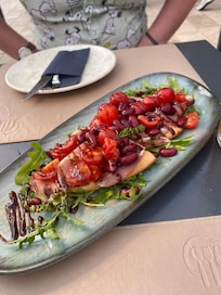 Fabulous starter at the restaurant ran by the family who own the apartments.