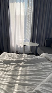 Just a table, not desk as per photo for this room