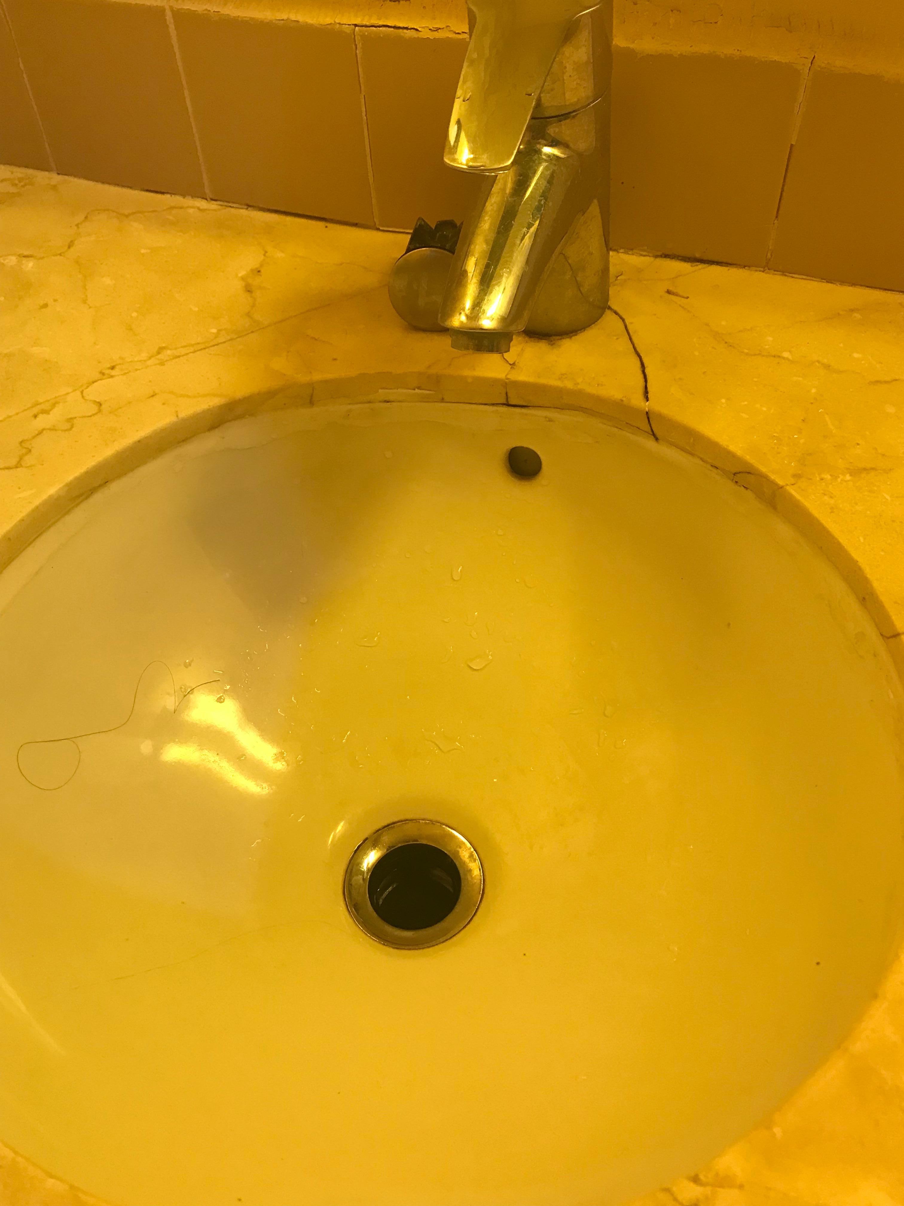 Mold on sink