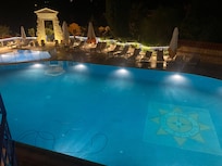 Pool at night