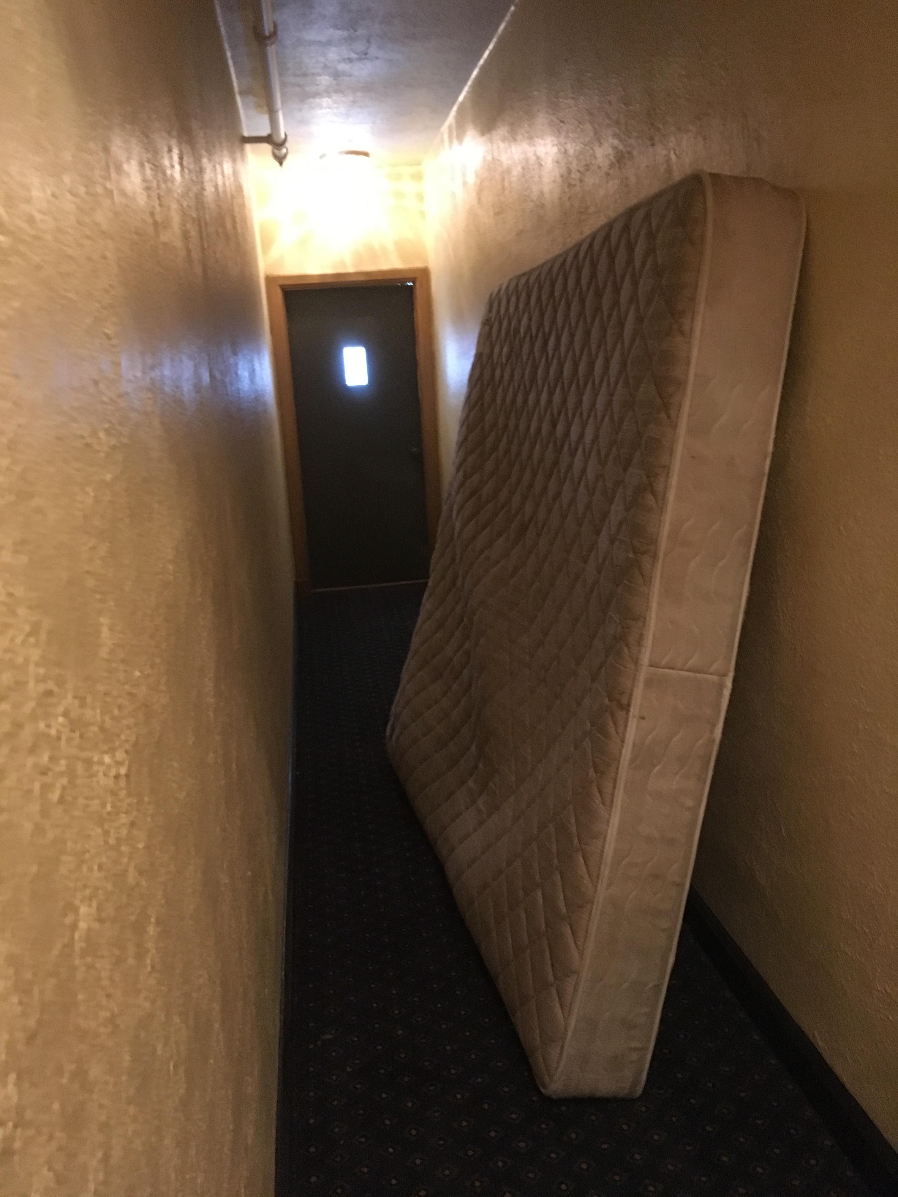 Mattress outside our room