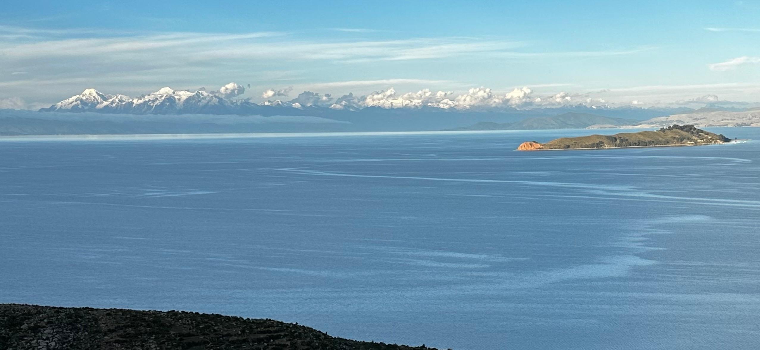 La vue sur les Andes depuis la chambre