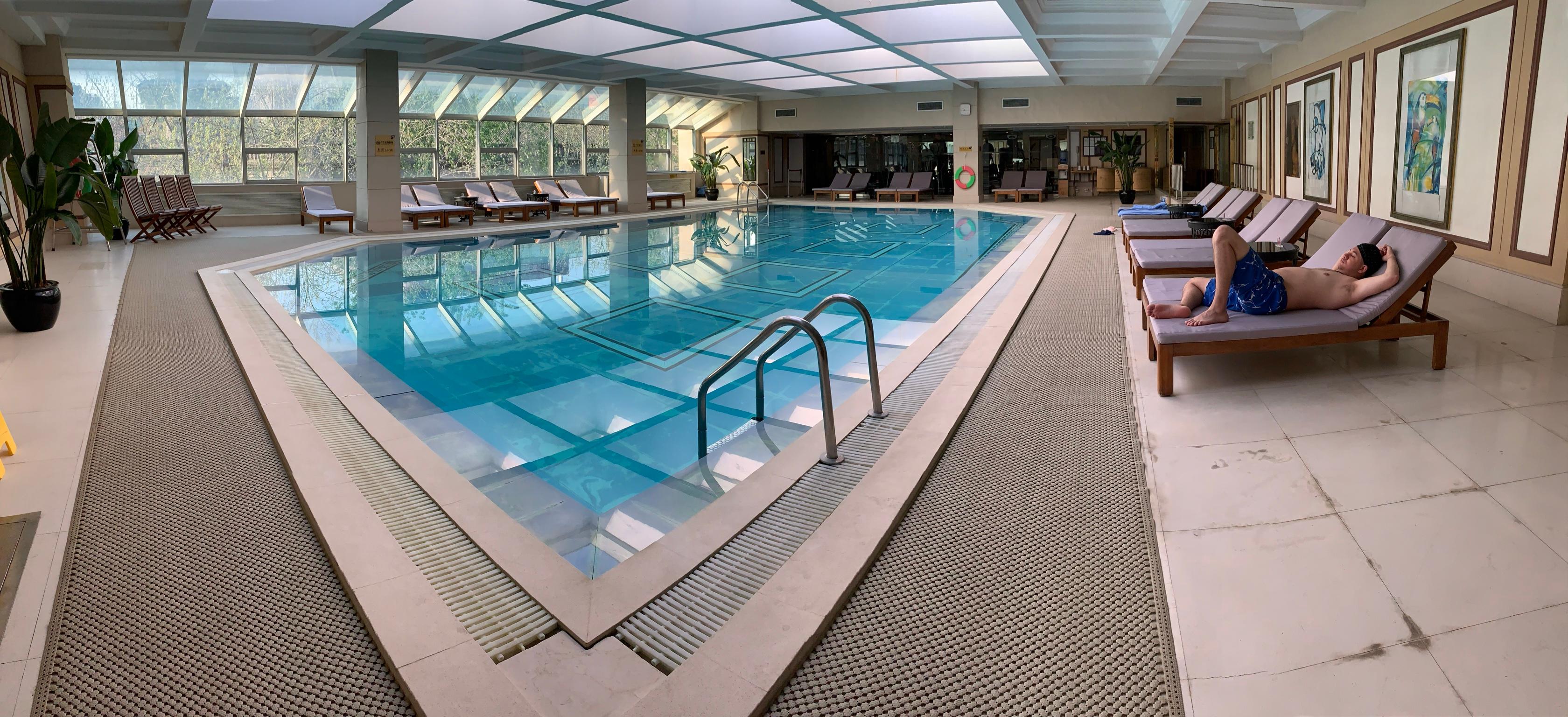 Pool was clean.