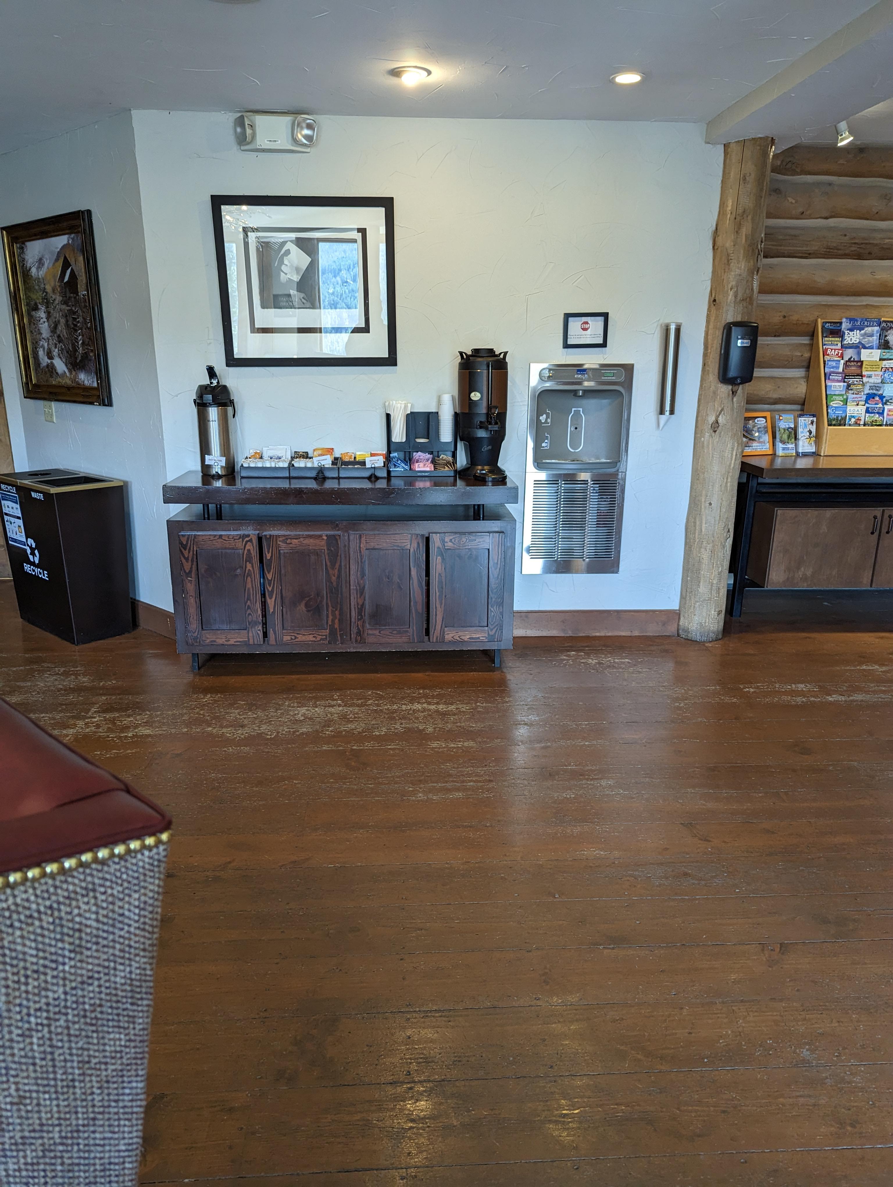 lobby coffee area