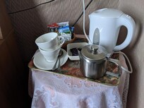 Well-stocked tea tray