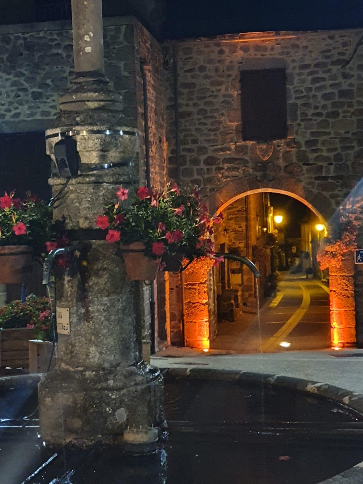 Vue depuis chambre sur le village de marcoles