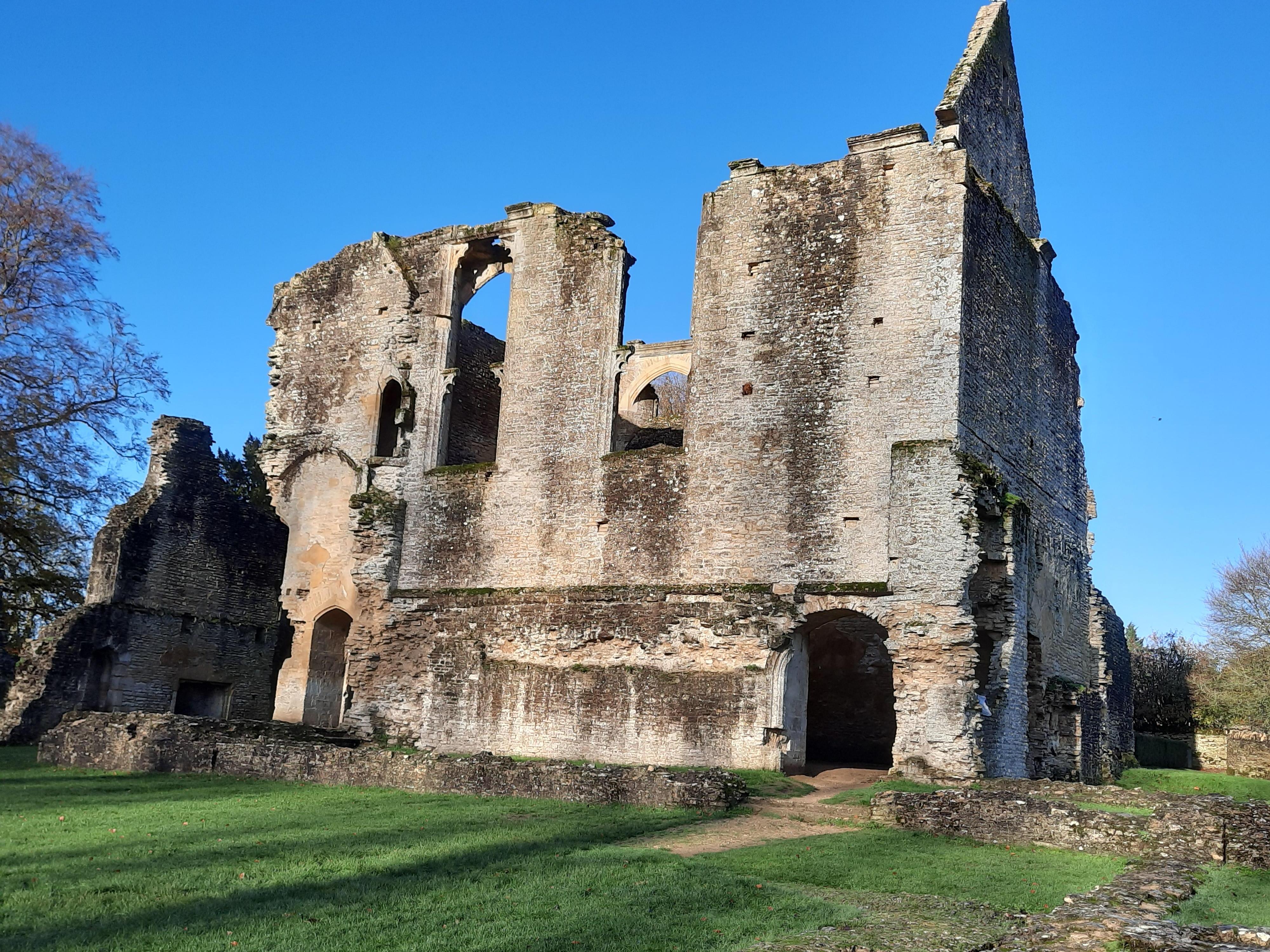 Manor House ruins. 10 minutes walk away