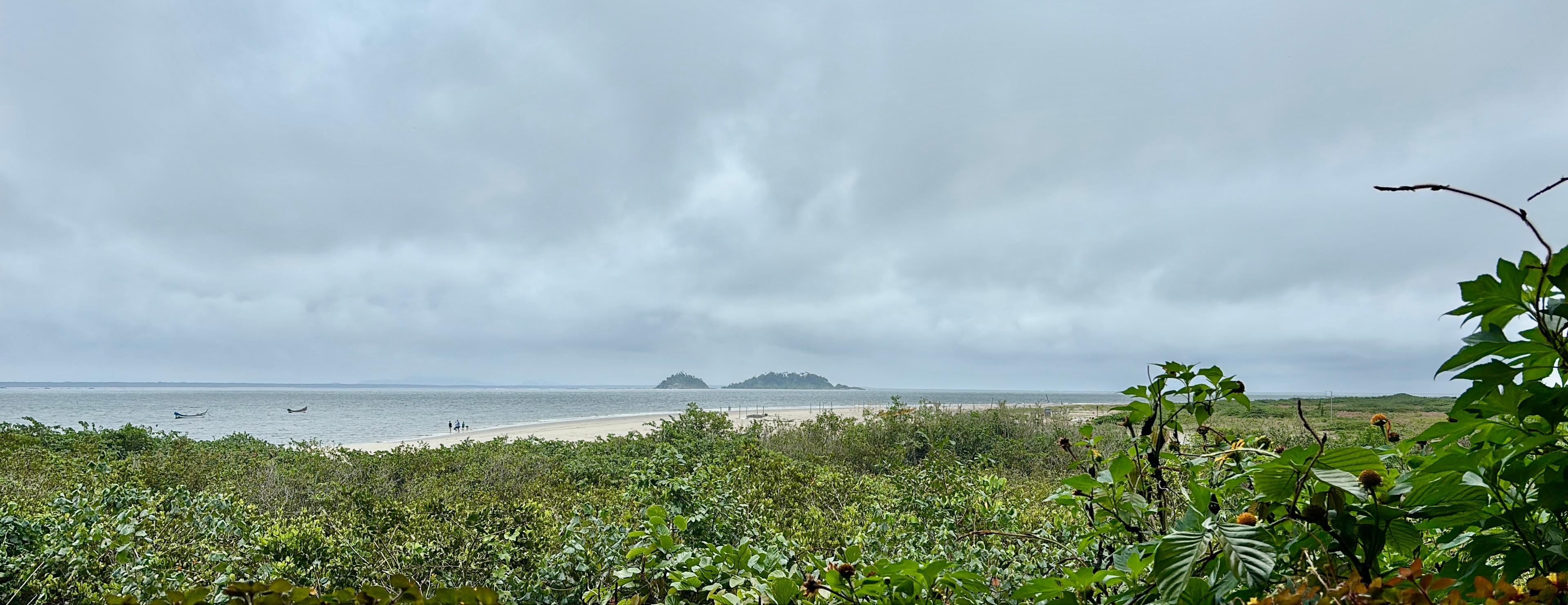 Vista do chalé 