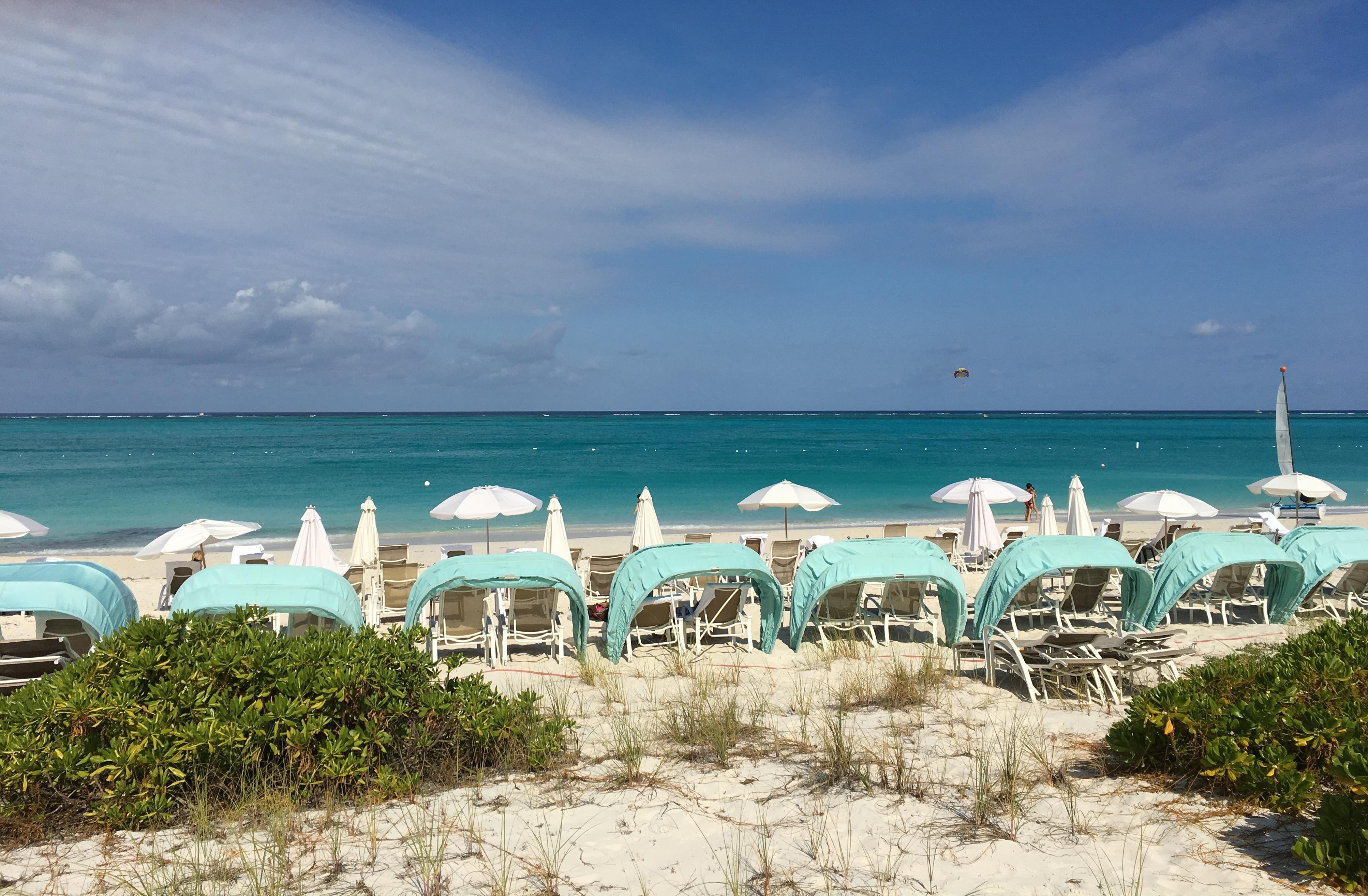 Pool looking out to Grace Bay
