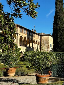 Seen from Italian garden