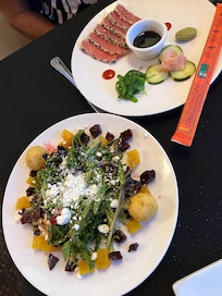 AHI tuna and beet salad