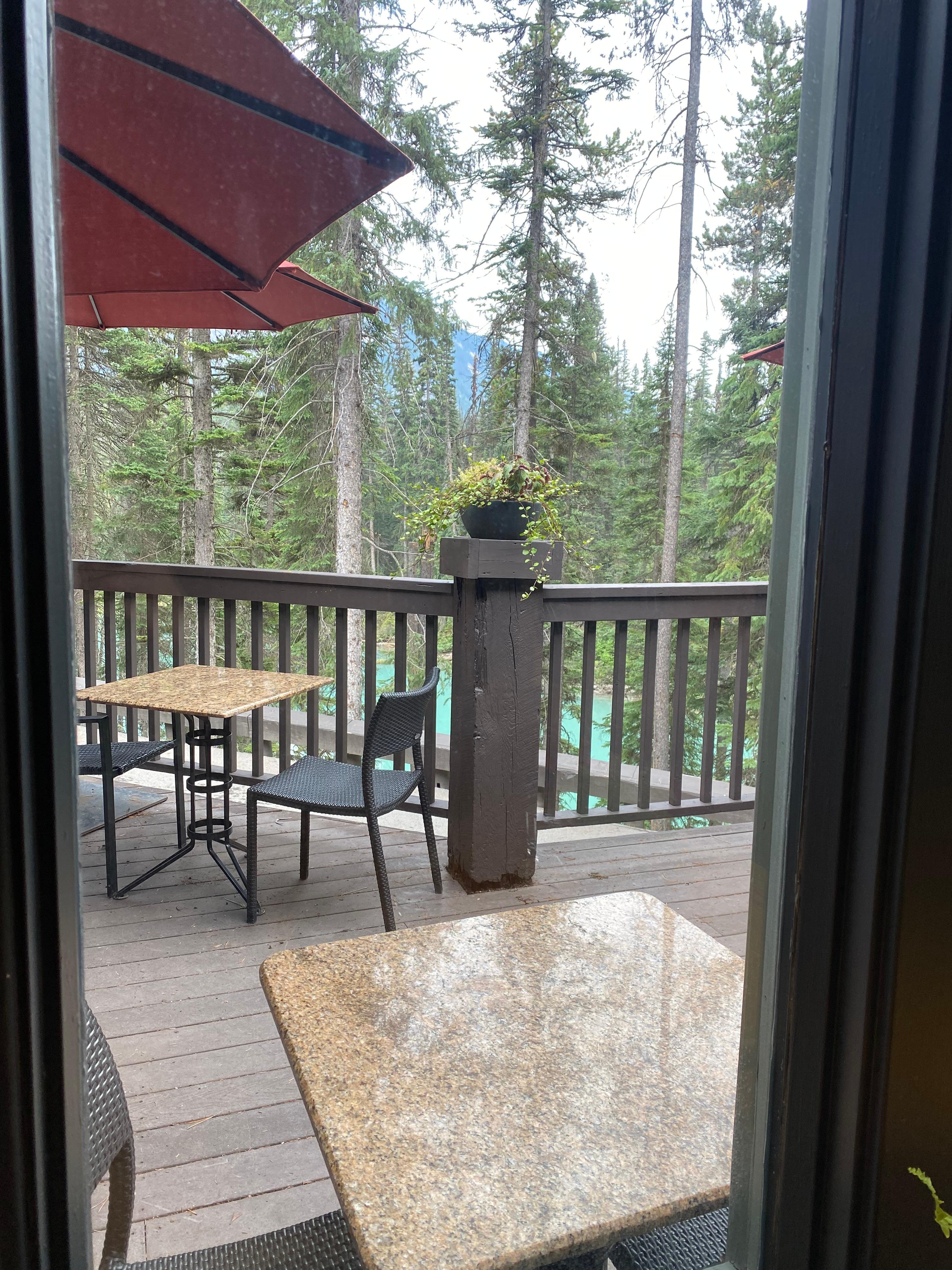 View from the lounge 