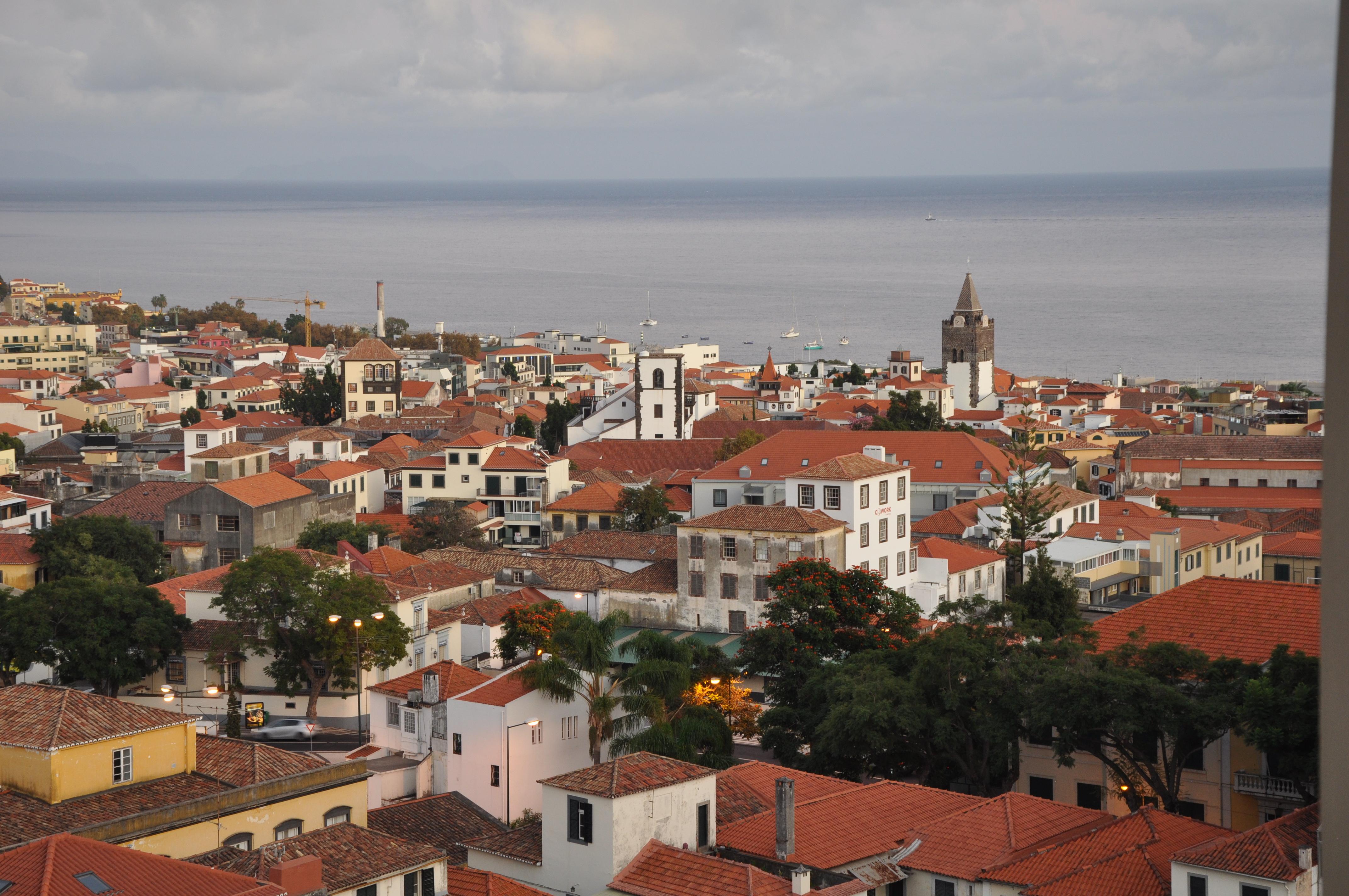 Vue de l’hôtel sur Funchal