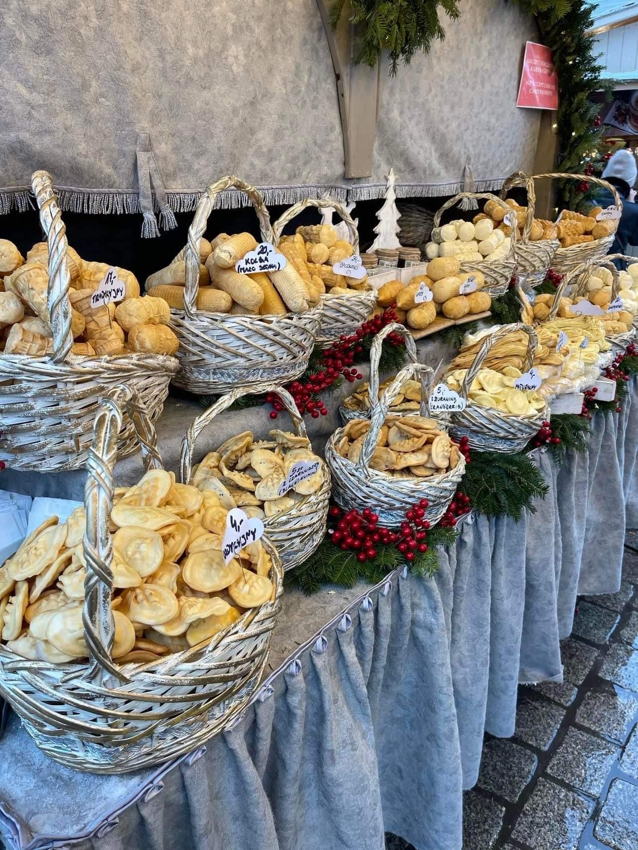 Ost som selges i boder over hele Polen.