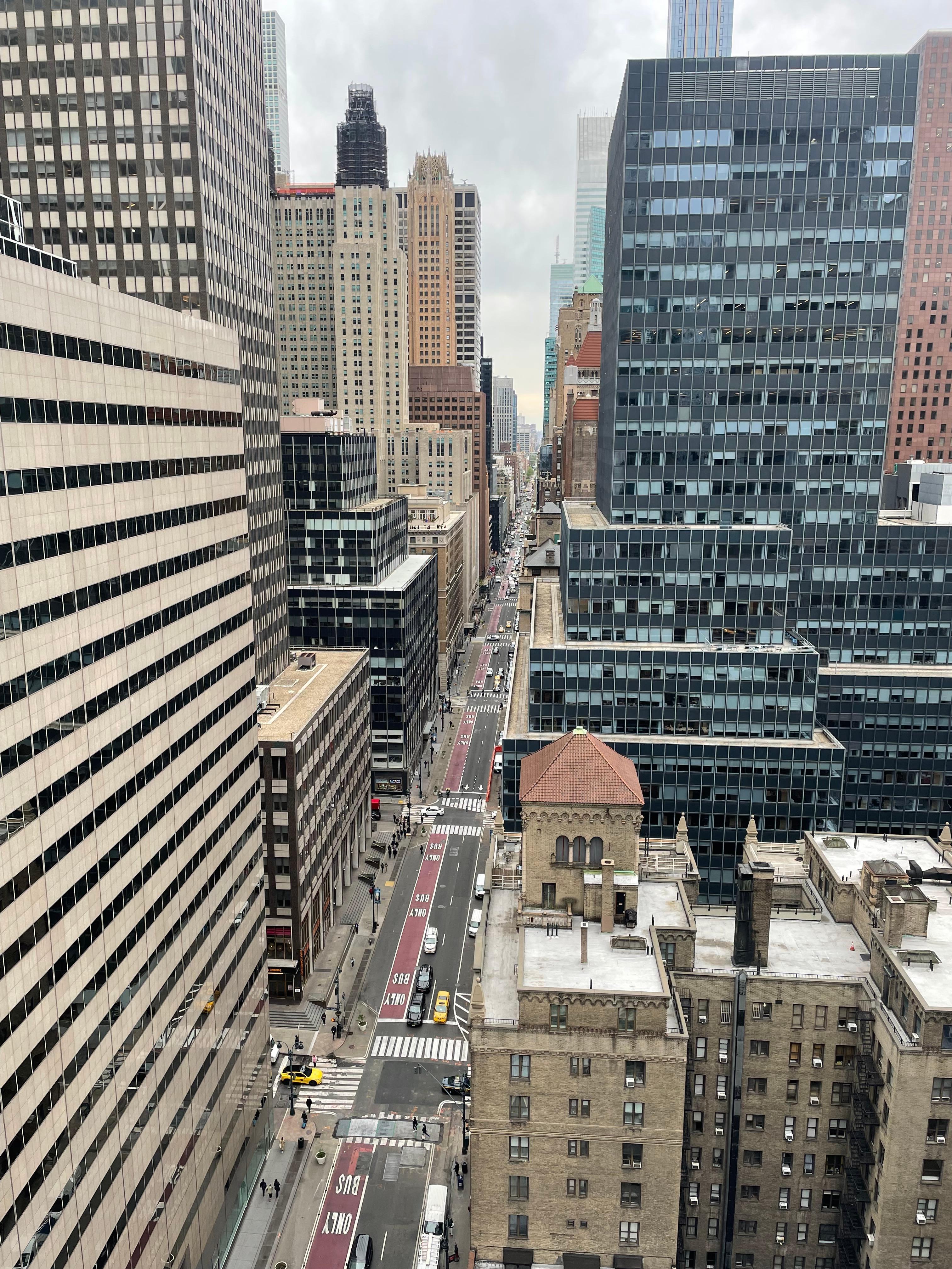 View from roof terrace 